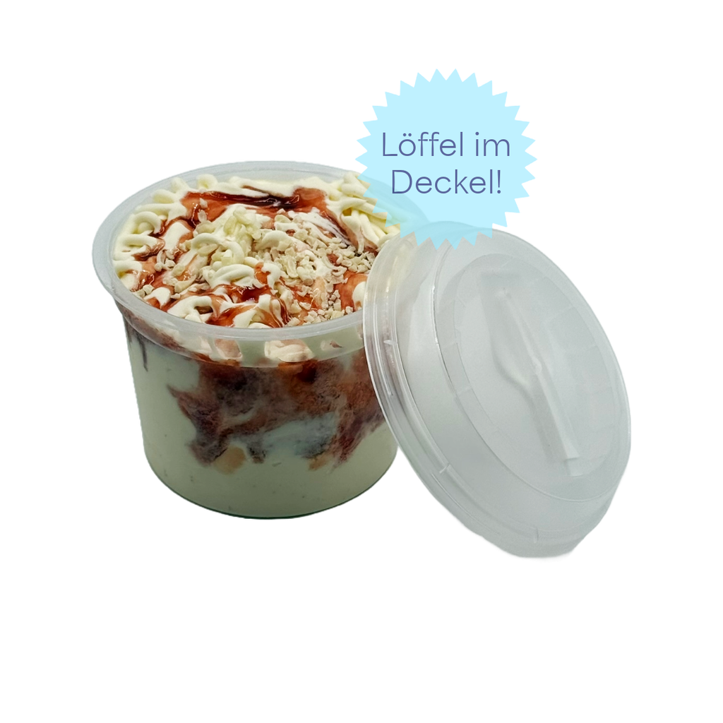 Spaghetti-Eis Vanille