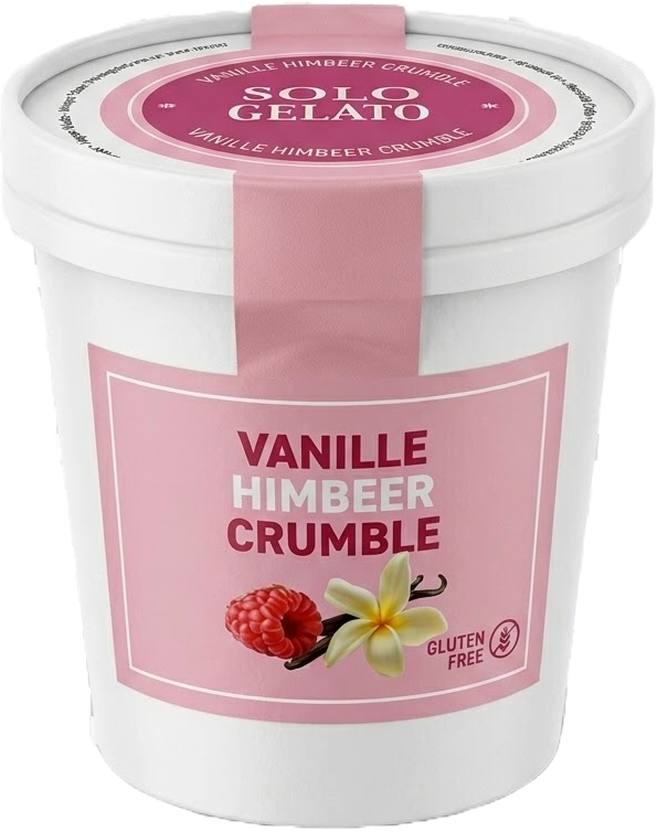 Portionsbecher VANILLE-HIMBEER-CRUMBLE 