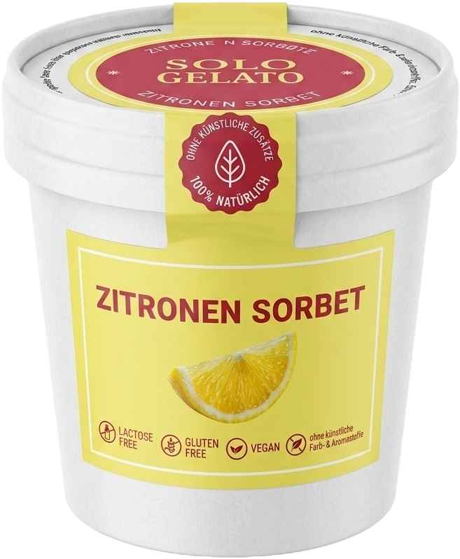 Portionsbecher ZITRONEN SORBET (20x)