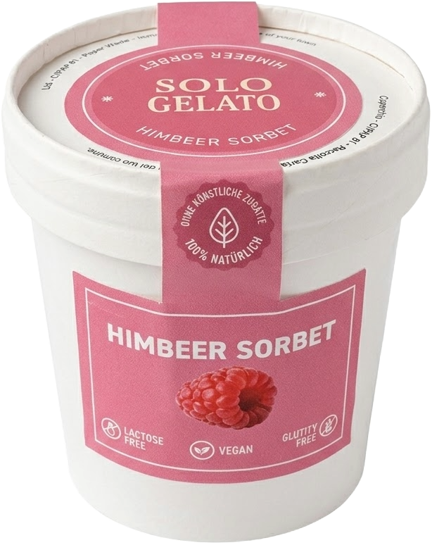 Familienbecher HIMBEER-SORBET