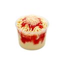 Spaghetti-Eis Bourbon Vanille