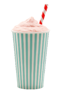 Trinkbecher mit Deckel für Shakes - 410ml